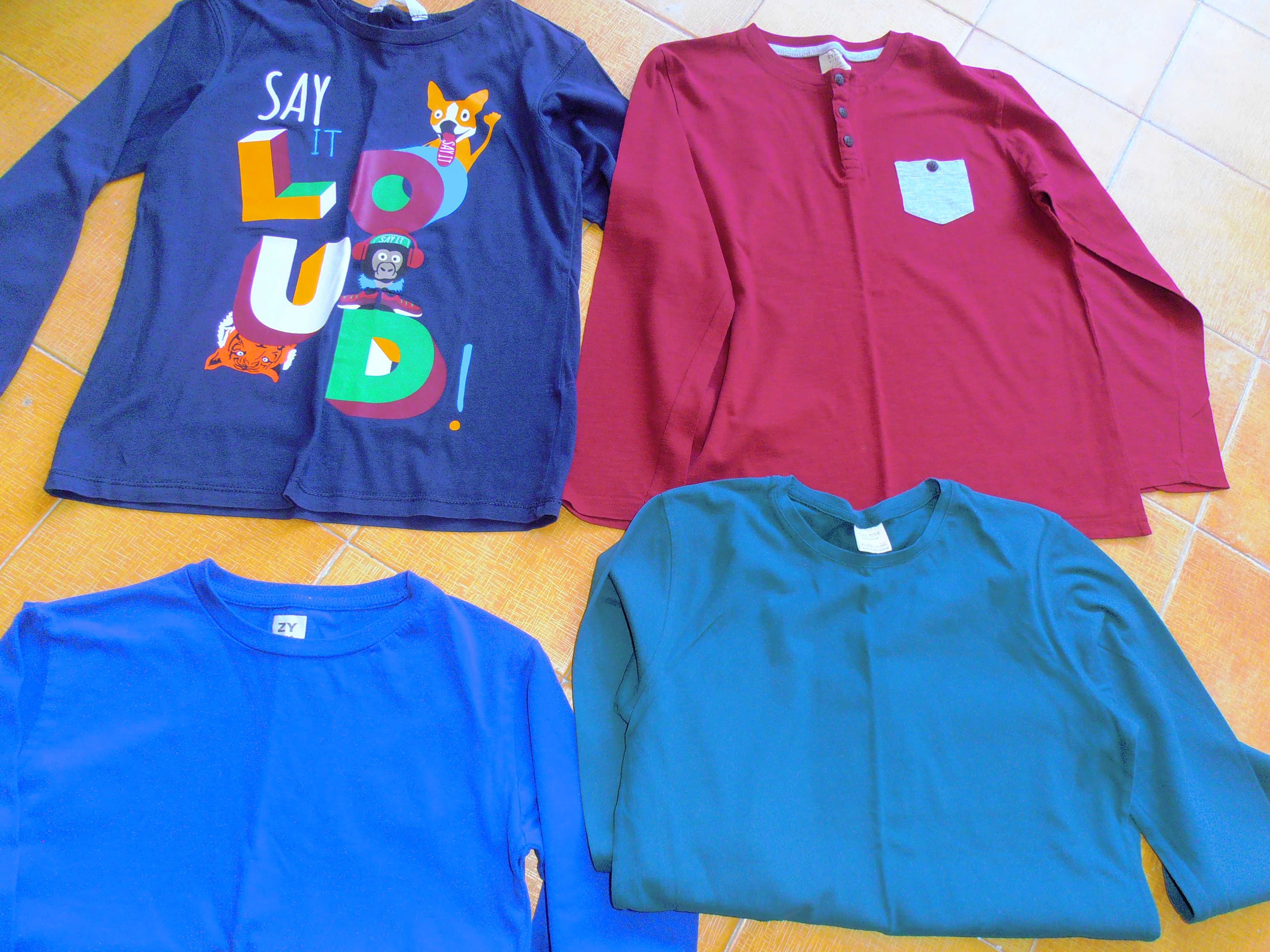 4 Blusas Menino 9 anos impecáveis CADA