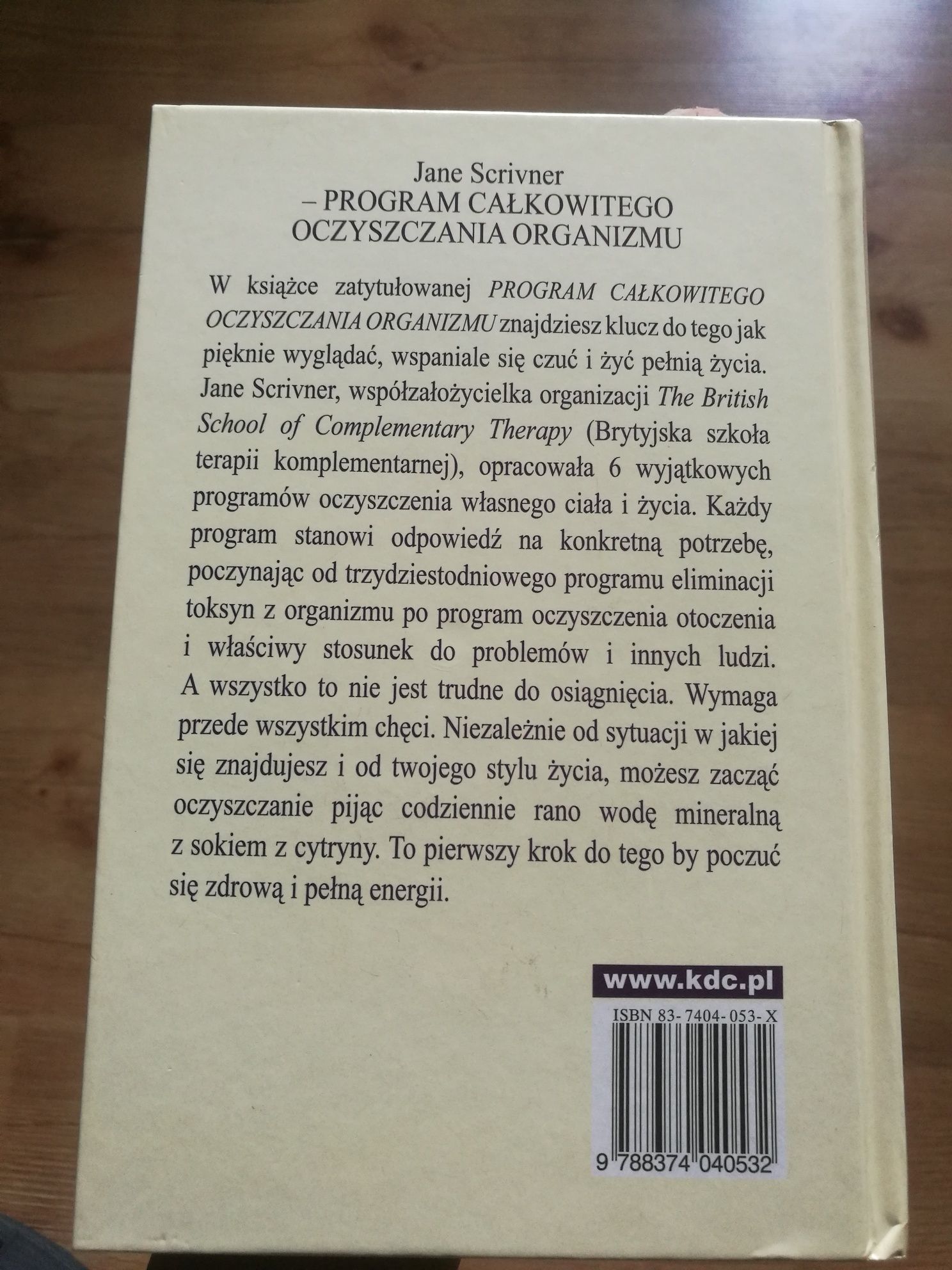 Książka Program całkowitego oczyszczania organizmu