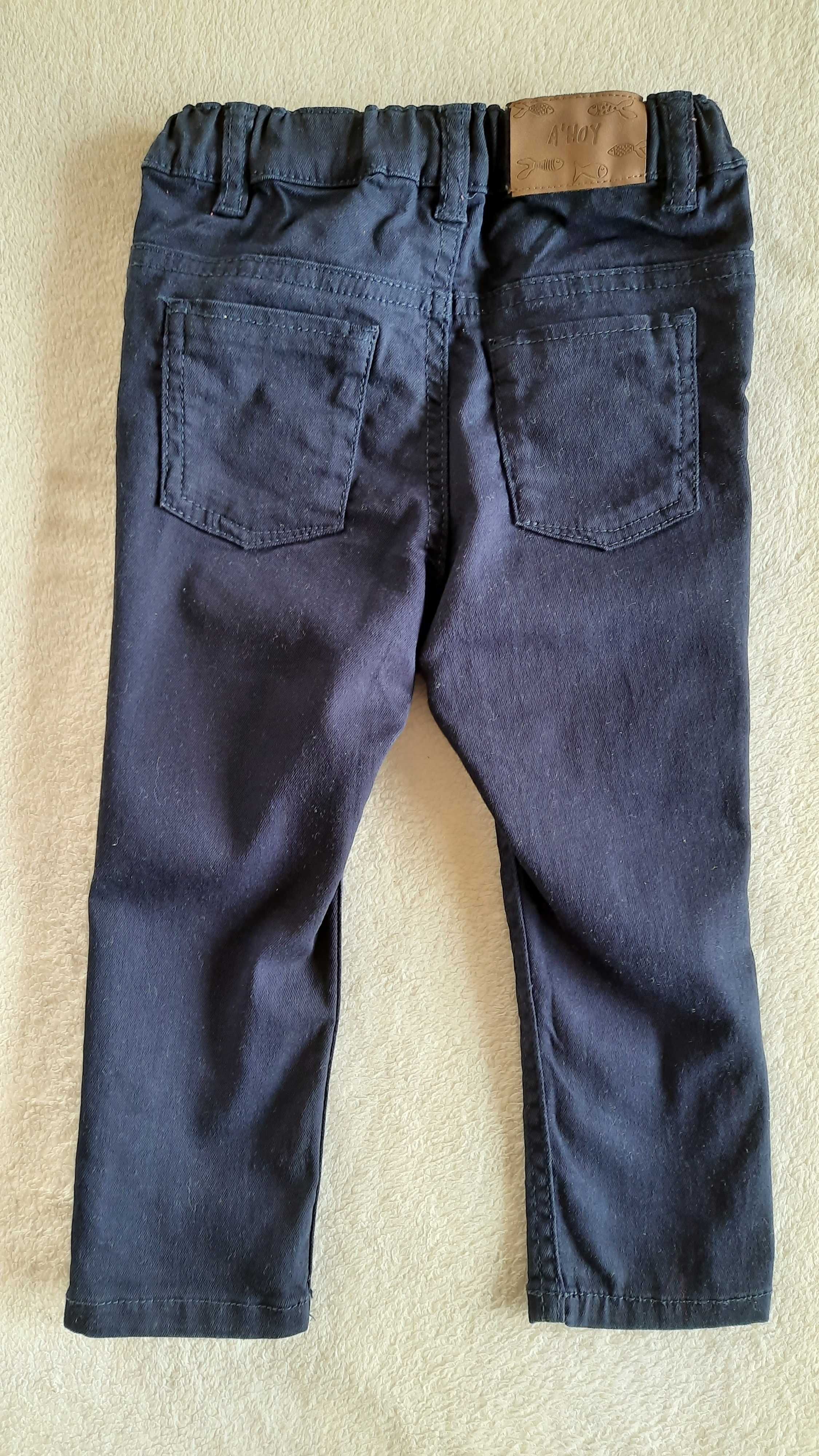 Spodnie chłopięce jeansy h&m, rozm. 86.