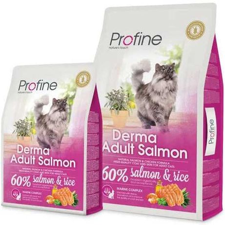 Корм Profine Adult Derma Salmon -для довгошерстих котів 300гр