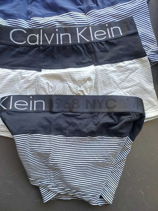 Чоловічі смугасті труси CK Strip. Мужские полосатые боксеры