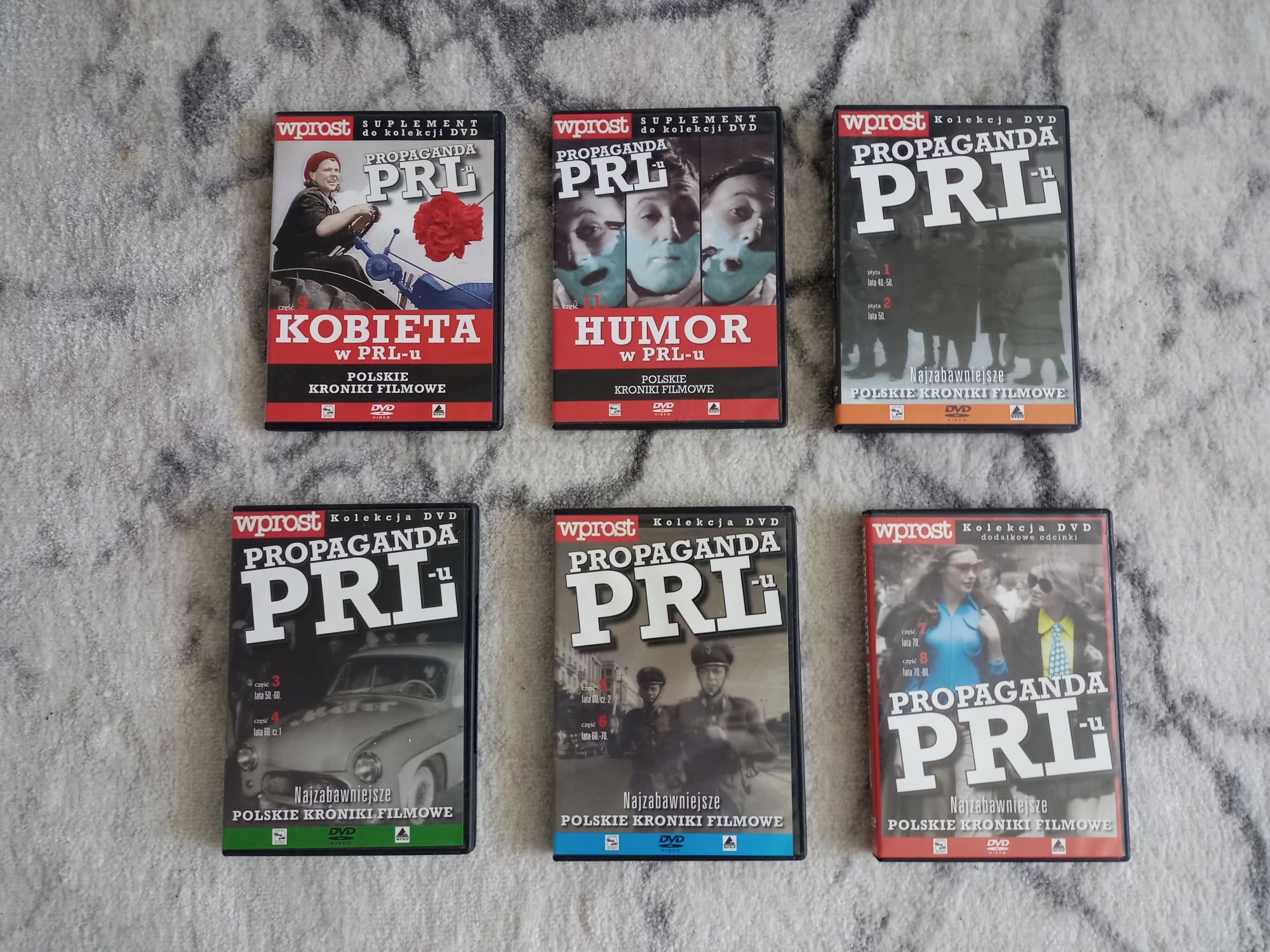 Propaganda Prl-u - zestaw, komplet 6 filmów na dvd.