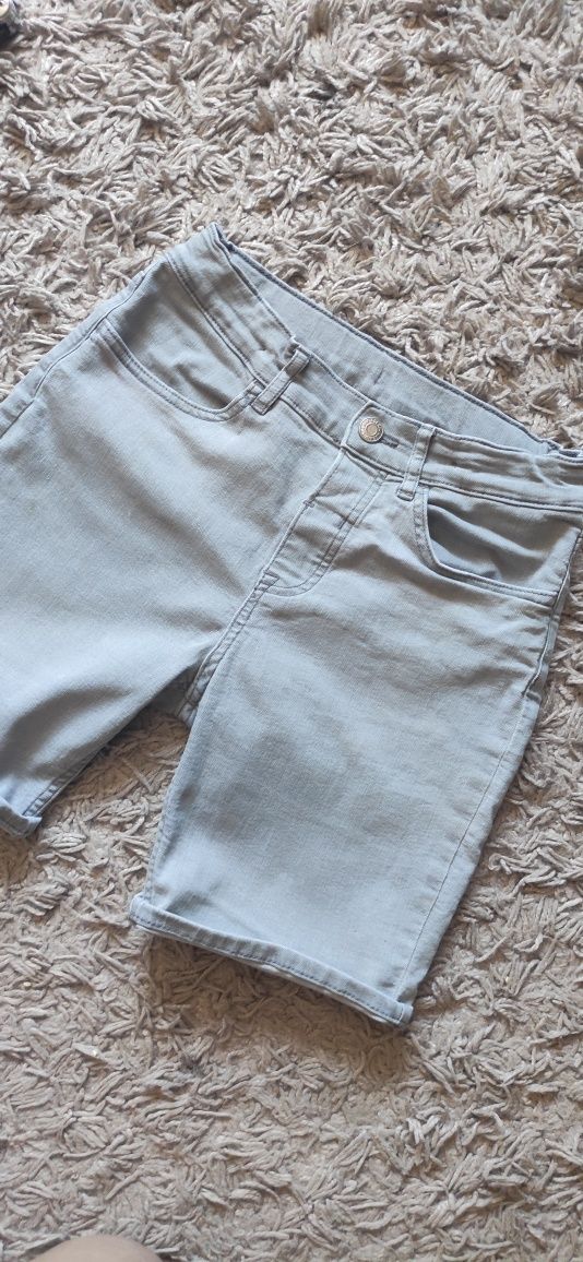 H&M szorty dżinsowe slim fit dla chłopca 140cm