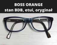 NOWA CENA - BOSS ORANGE damskie oprawki, oryginał, etui, stan BDB