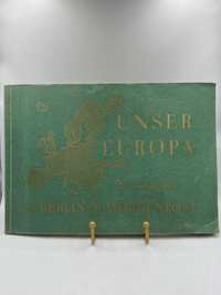 Unser Europa Der Sammel-Atlas  BERLINER niemiecki atlas mapy KB060123