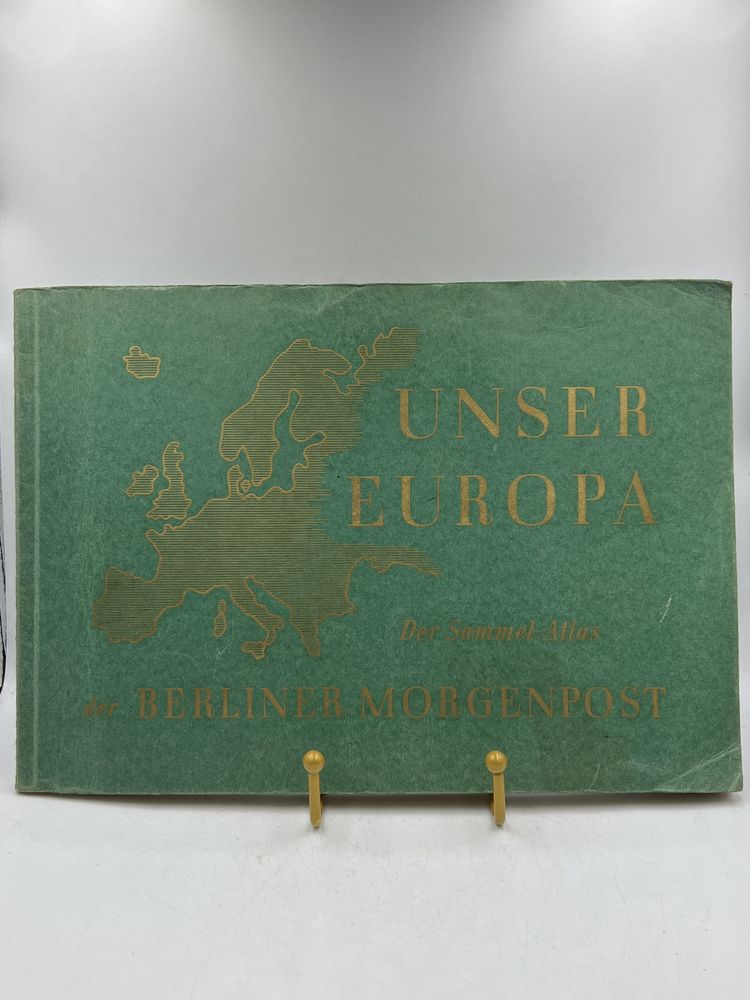 Unser Europa Der Sammel-Atlas  BERLINER niemiecki atlas mapy KB060123