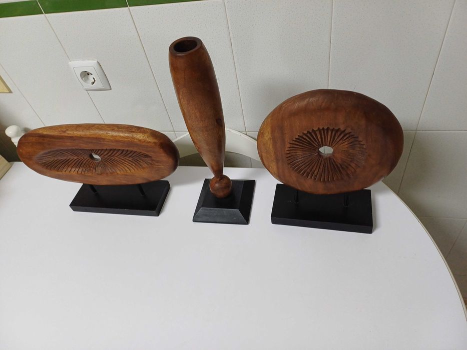 Peças de decoração 3 unidades