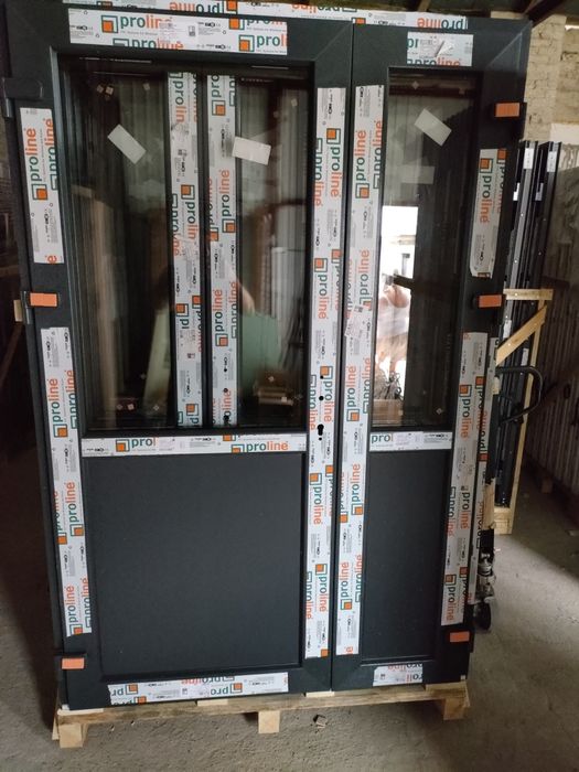 Drzwi pcv antracyt 1100/2100 od ręki