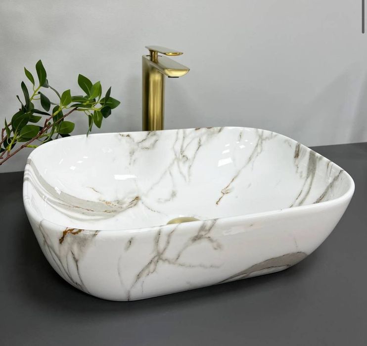 Мармурова раковина, накладна раковина,раковина для ванної,раковина