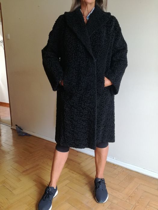 Casaco Astrakan Vintage