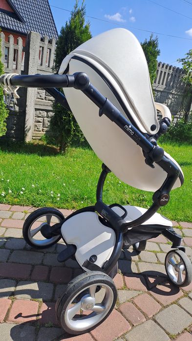 Prestiżowy Wózek 2w1 Mima Xiari white Gondola+spacerowka