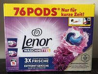 Lenor 3w1 kapsulki do prania tkanin kolorowych kolor ametbyst 76szt