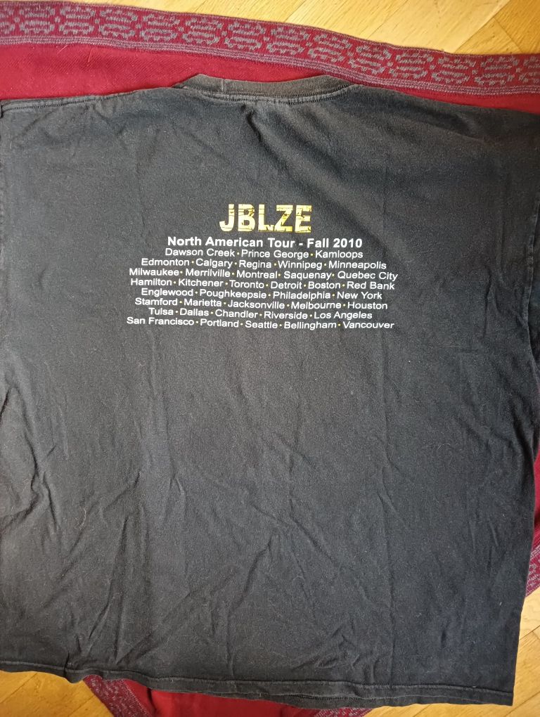 Unikat koszulka Jason Bonham L/XL tshirt Led Zeppelin org merch