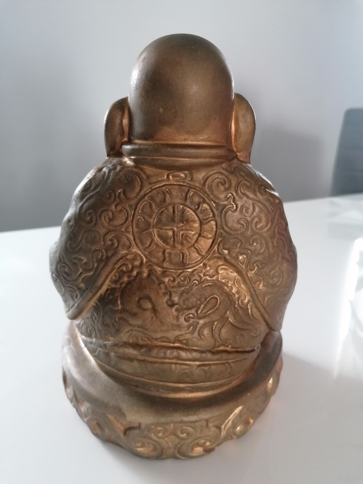 Figurka duża Budda złota