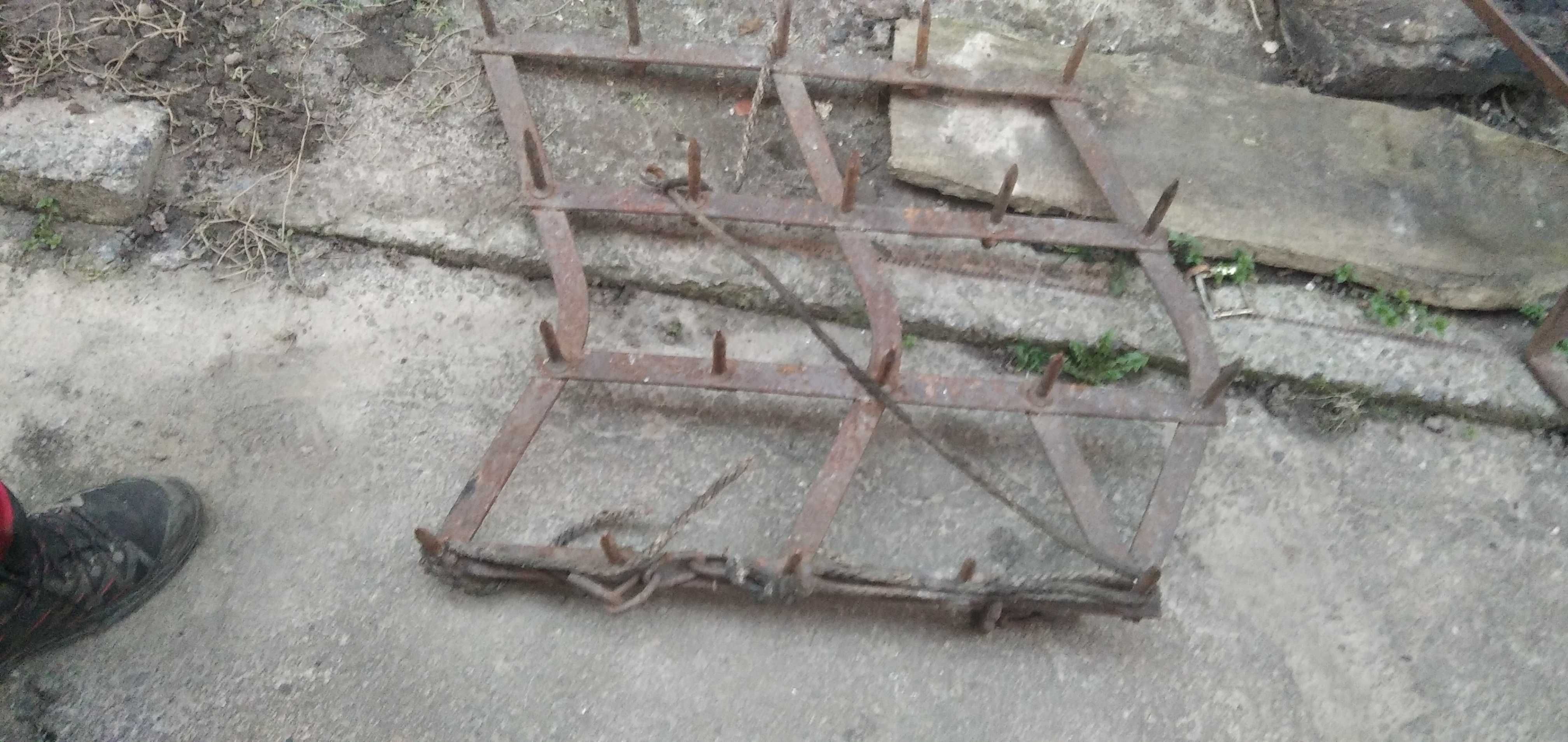 Борона металлическая