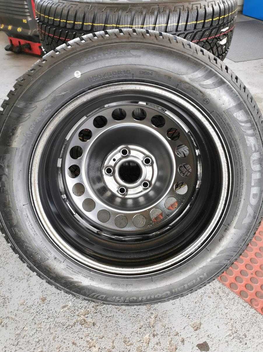 5x112 Koła Zimowe R16 Touran Caddy Passat ET48 205/60 FULDA 8mm 2022r
