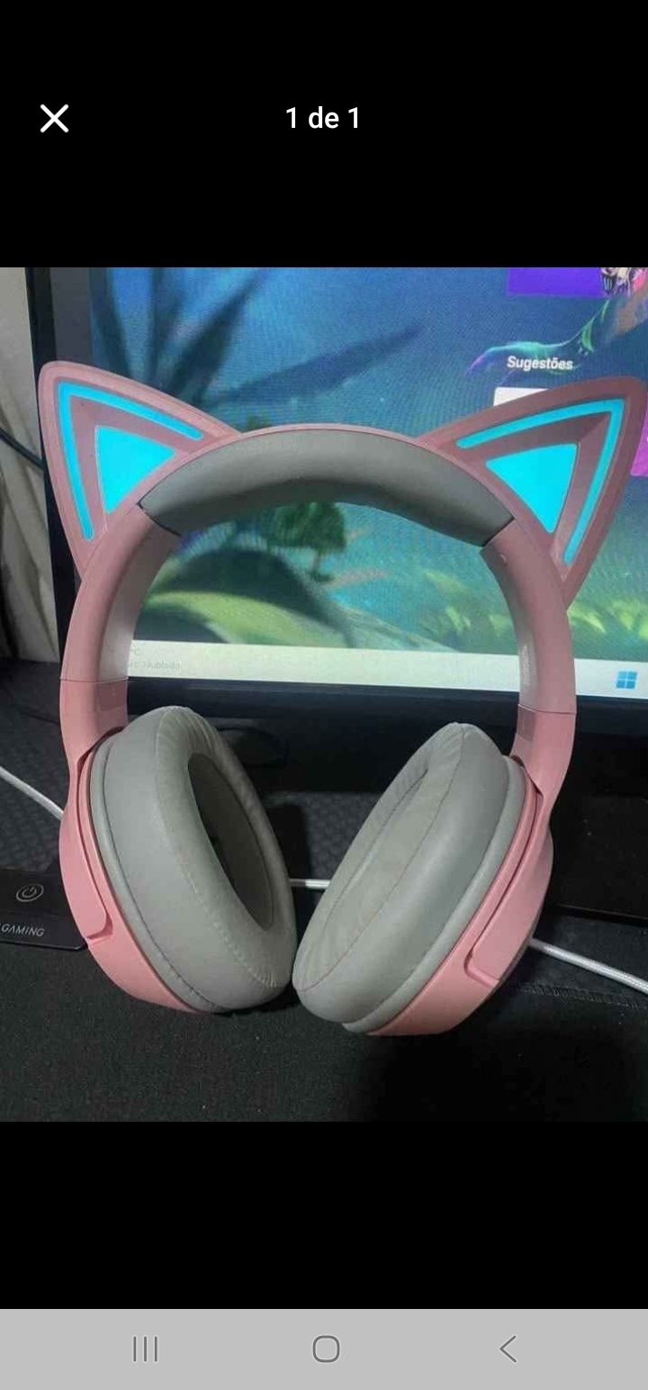 Headphones Razer Kraken Kitty BT V2 - Quartz Edition