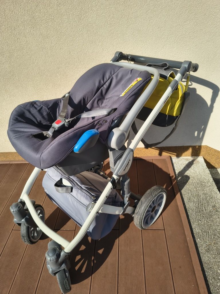 Wózek 3 w 1 Anex Sport kupiony w 2016 służył dla jednego dziecka
