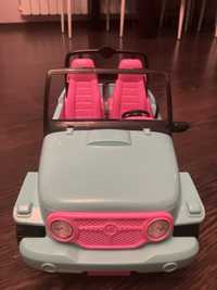 Samochód auto jeap plażowe dla barbie lalek kabriolet różowy miętowy