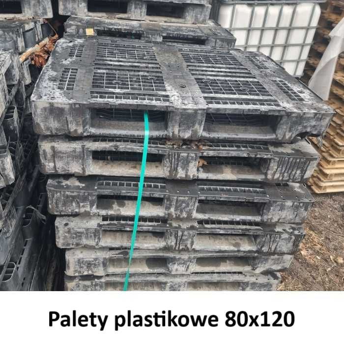 Palety plastikowe 80x120 15 zł/szt netto