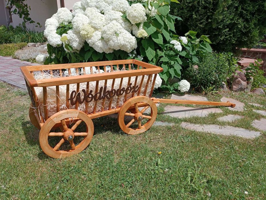 Wódkowóz, wóz drabiniasty, kwietnik na taras