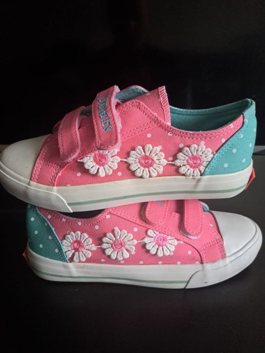 Кеды для девочки на липучках (  22,5 см стелька)