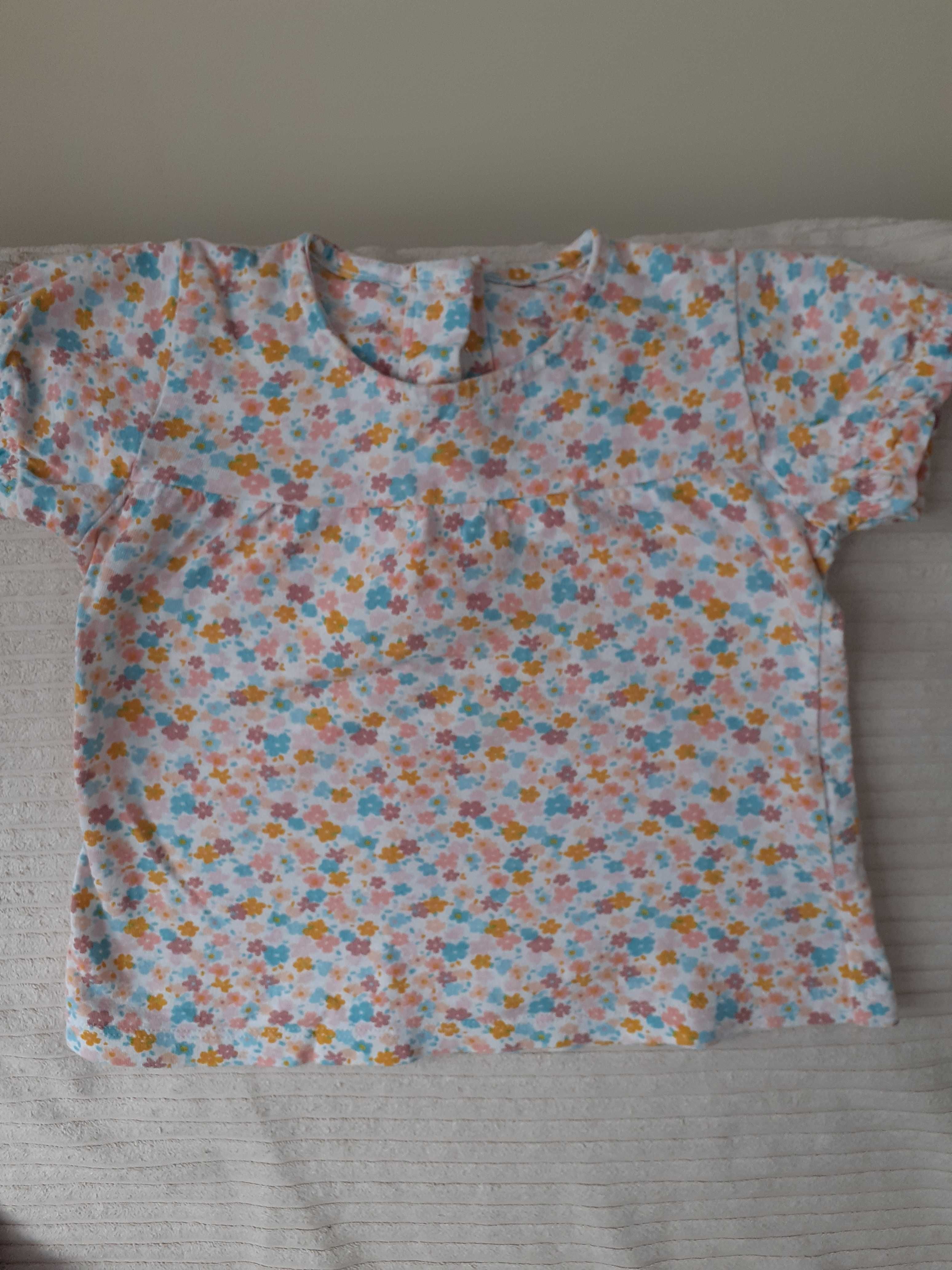 Zestaw 3 sztuk t-shirt 83 cm M&S  12-18 mcy