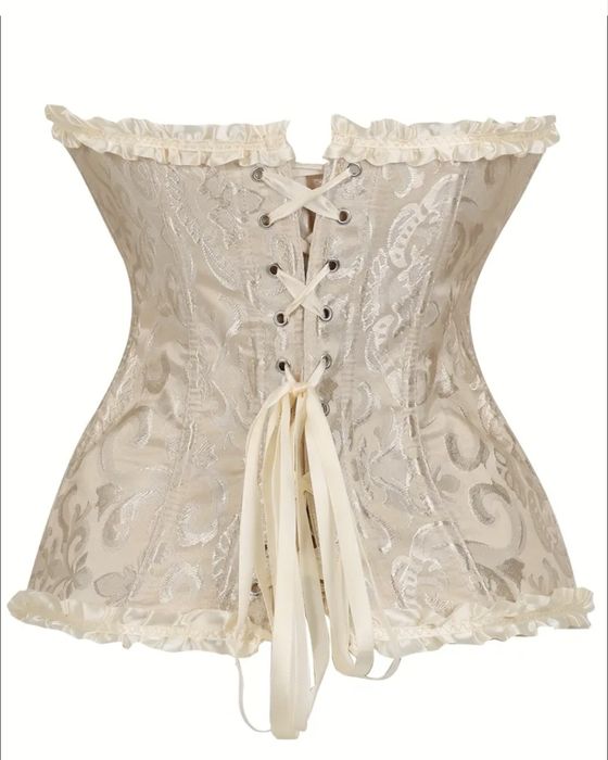 Корсет бежевий