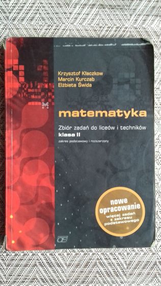 Matematyka zbiór zadań liceum technikum kl.2