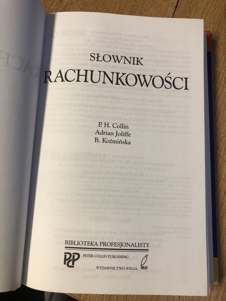 Słownik rachunkowości : [angielsko-polski
