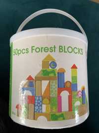 Wise cube forest blocks drewniane - stan bdb