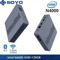 SOYO M2 Air Mini PC 6GB RAM, 128GB Intel N4000, Windows 11 Pro