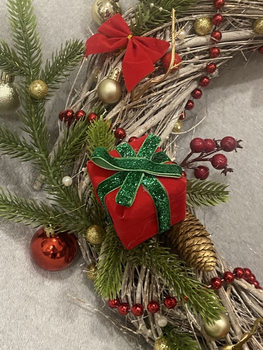 Świateczny woanek na okna, drzwi