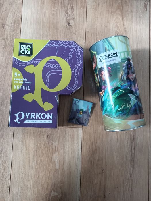 Pyrkon Puzzle klocki przypinka - pakiet specjalny