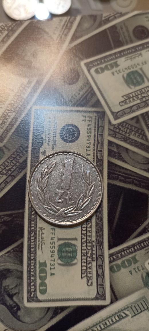 Moneta 1 zł z 1986 r.