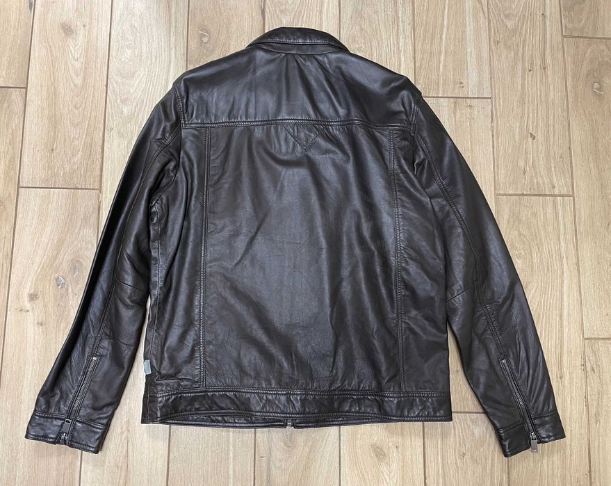 Lee Cooper kurtka męska model BRIAG BROWN r. M  100% skóra owcza/ brąz
