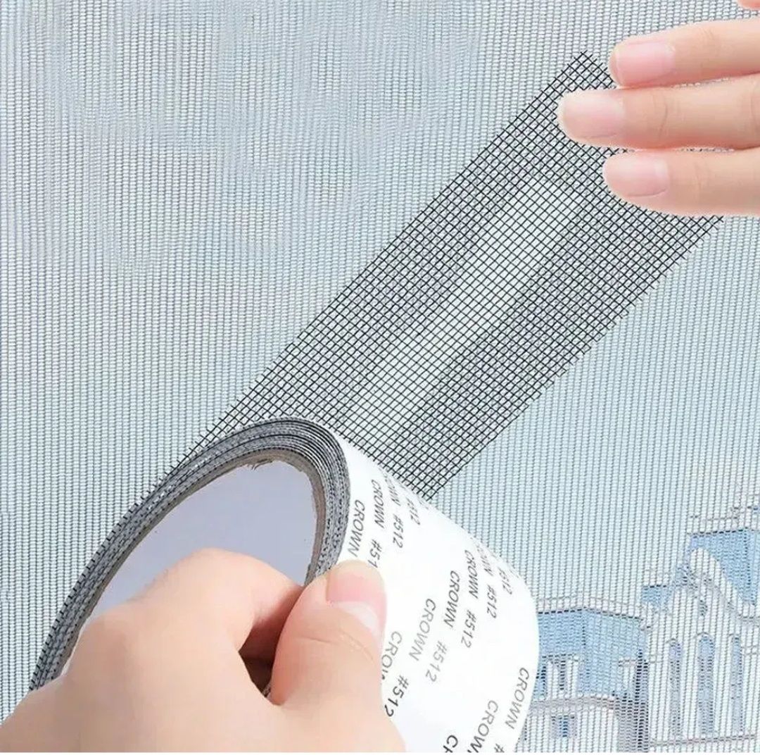 Стрічка лента для ремонта москитной сітки сетки 2м 5см самоклеющаяся