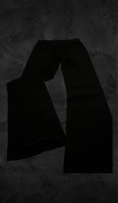 Black flared jeans