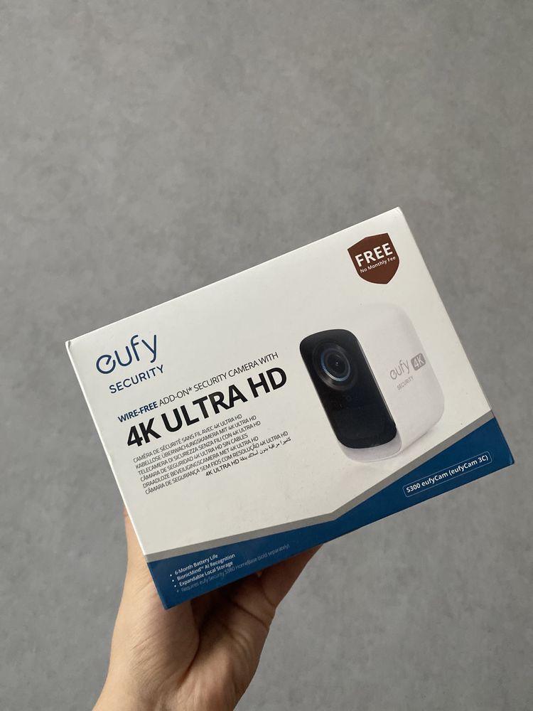 Камера відеоспостереження EUFY security 4K ultra HD