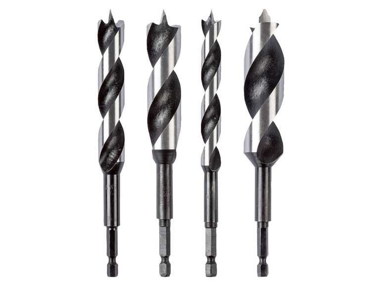 PARKSIDE Набор спиральных сверл по дереву. 4 шт. Новые.