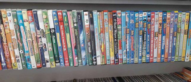 Filmes infantis em formato dvd