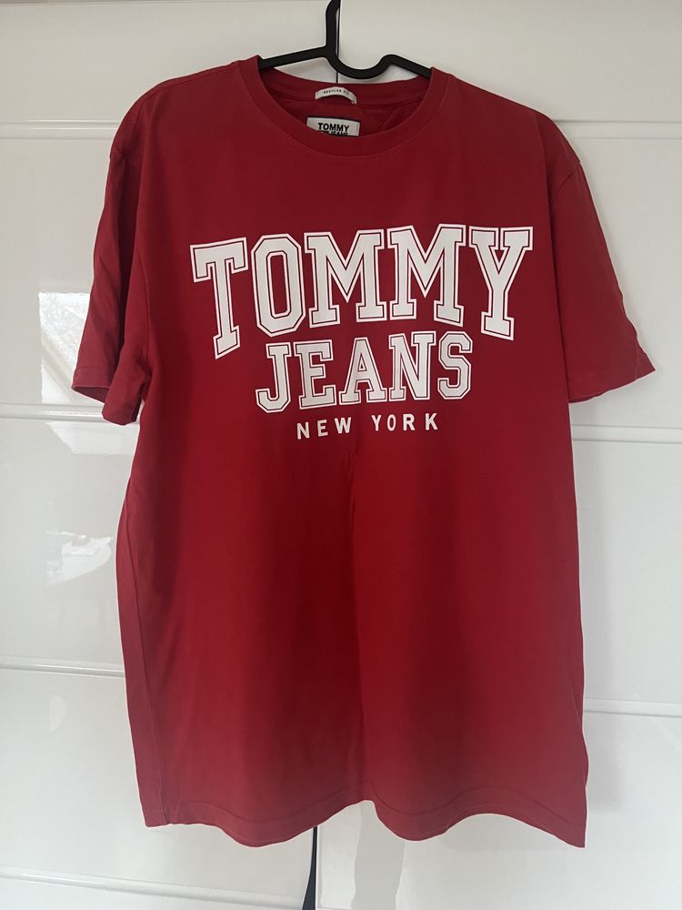 T-shirt męski Tommy Hilfiger czerwony L