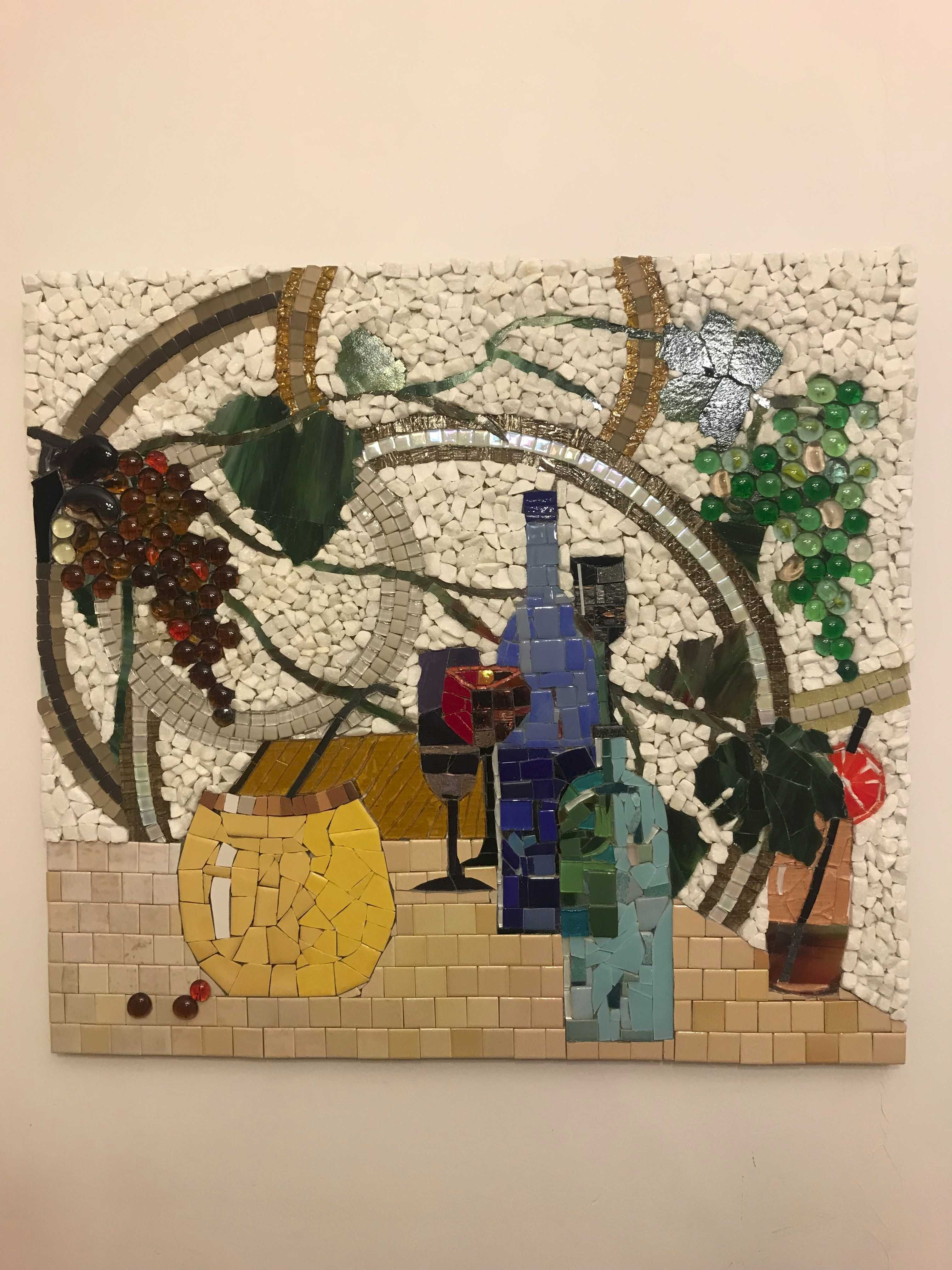 Obraz mozaika "Winiarnia Sancho" 63x57,5cm Projekt Beata Perenc