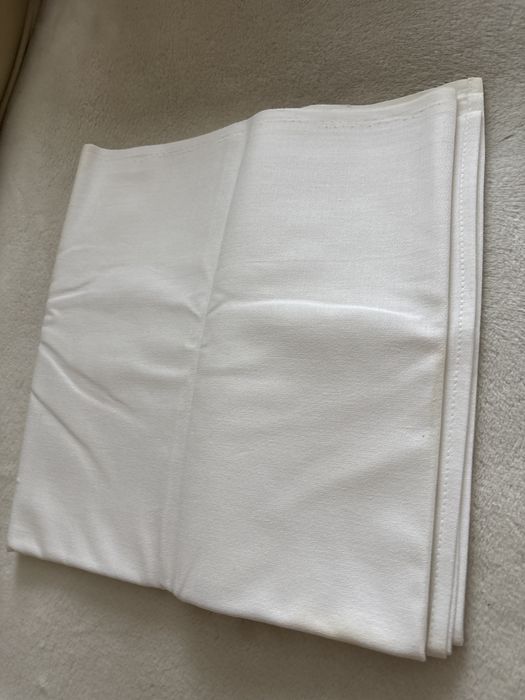 Obrus z czasów  PRL z kartką zakupu