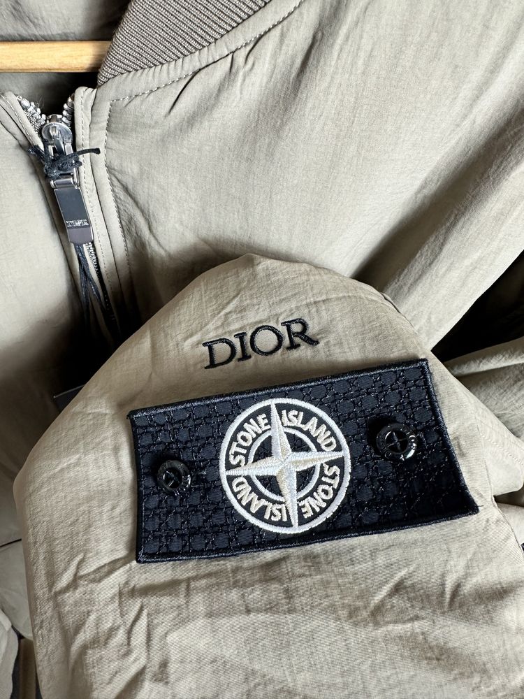 Куртка бомбер Dior x Stone island