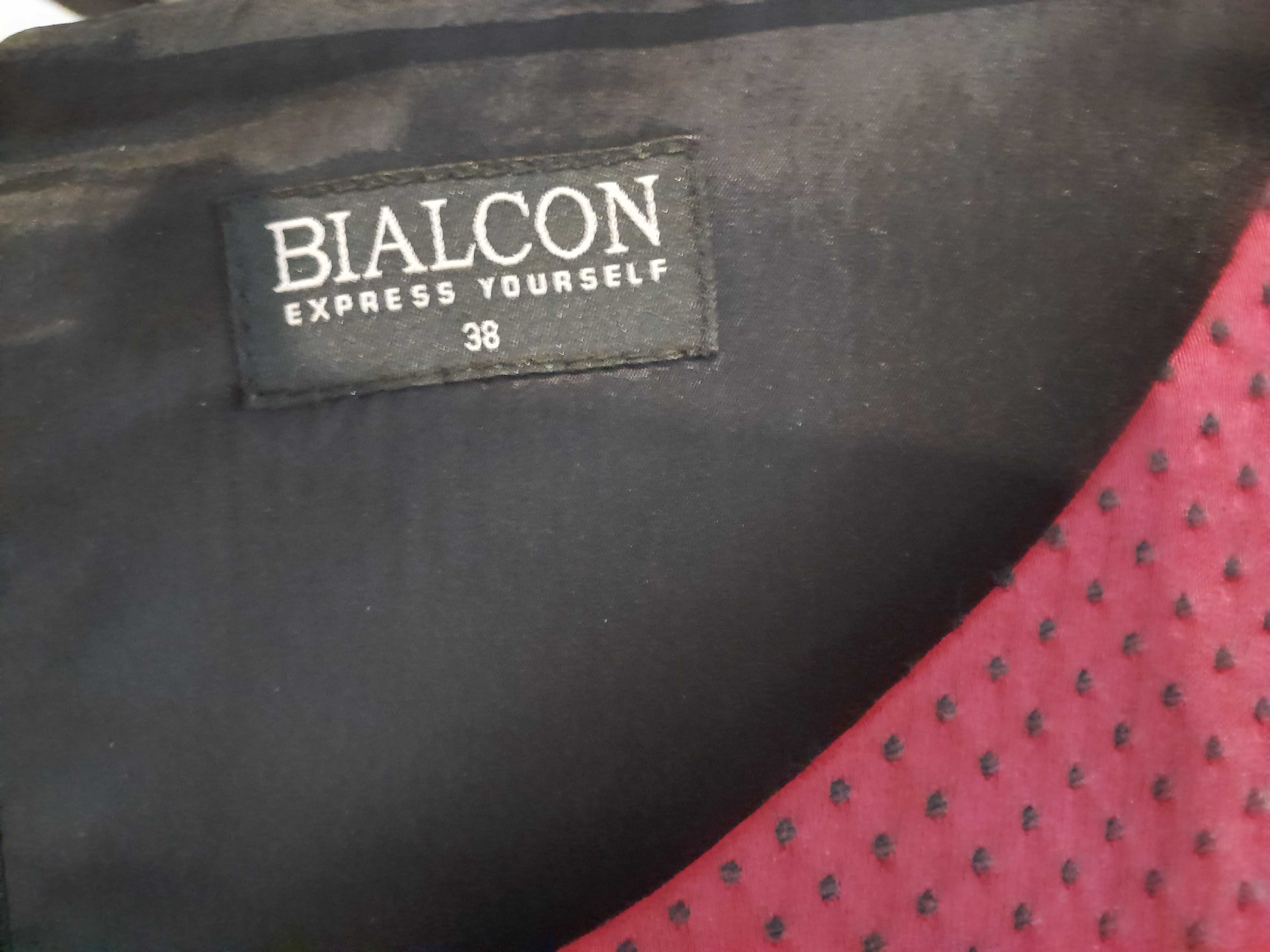 Sukienka bordowa Bialcon