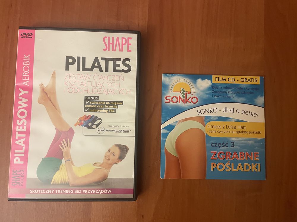 Płyta DVD z ćwiczeniami pilates + gratis