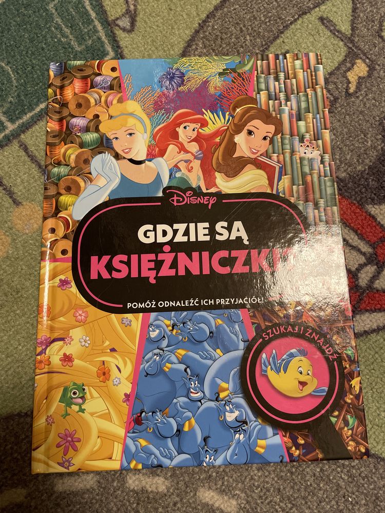 Ksiazka Gdzie sa ksiezniczki Disney