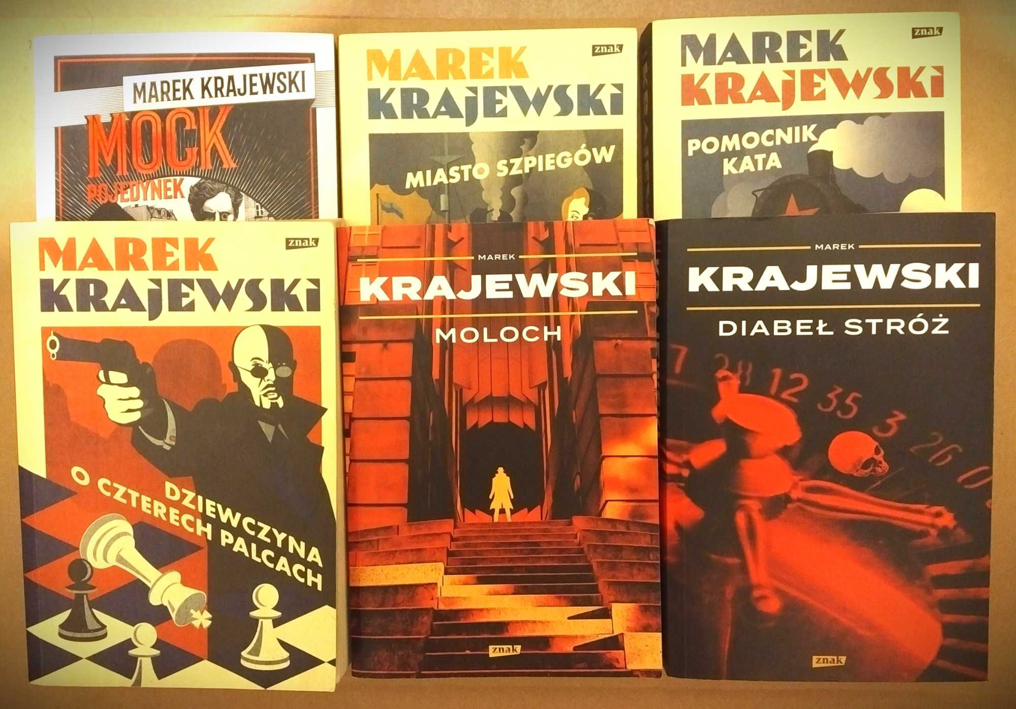 Marek Krajewski - Kryminały retro - pakiet z 6 książek !!!