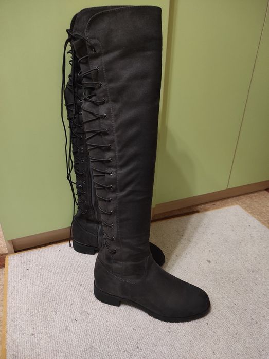 Ботфорты фирменные 39р. 25.5см состояние идеальное